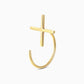croix | croix | Boucles d'oreilles percées | K10YG | Grand